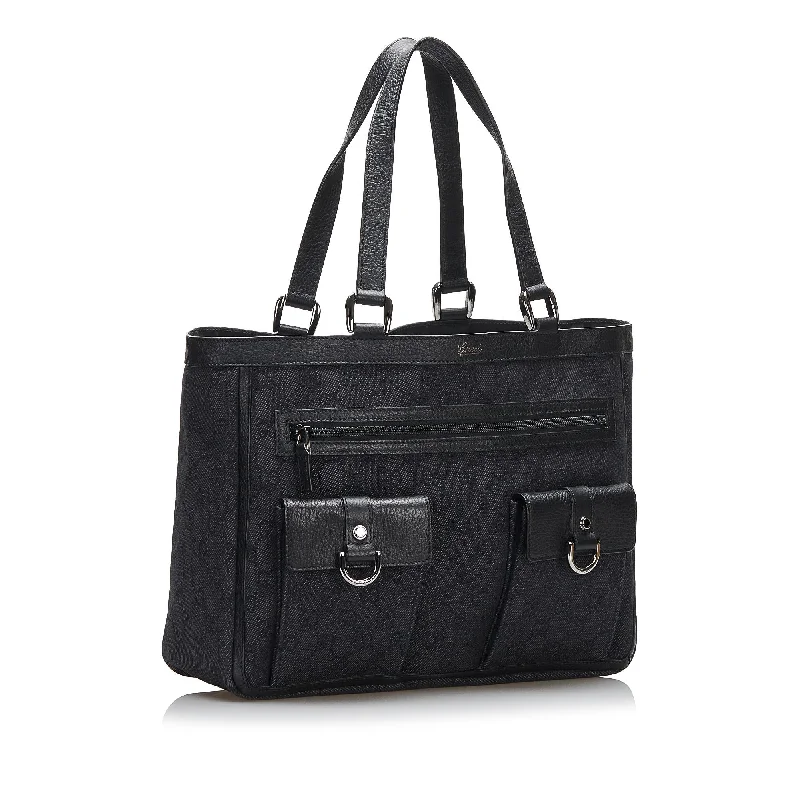 Bag For Modern Fashion Gucci GG Canvas Abbey D-Ring Tote Bag (SHG-LUJoYJ)
