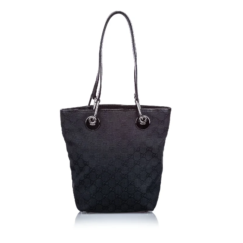 Black Friday And Cyber Monday Bag Deals Gucci Black Canvas Fabric GG Eclipse Tote Bag Italy Black Friday And Cyber Monday Bag Deals Gucci Black Canvas Fabric GG Eclipse Tote Bag Italy