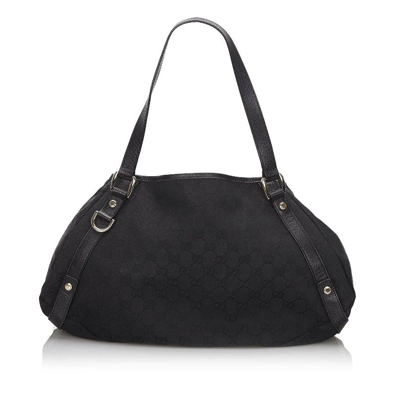 Inspired Bags For Timeless Elegance Gucci Black Canvas Fabric GG Pelham Tote Bag Italy Inspired Bags For Timeless Elegance Gucci Black Canvas Fabric GG Pelham Tote Bag Italy