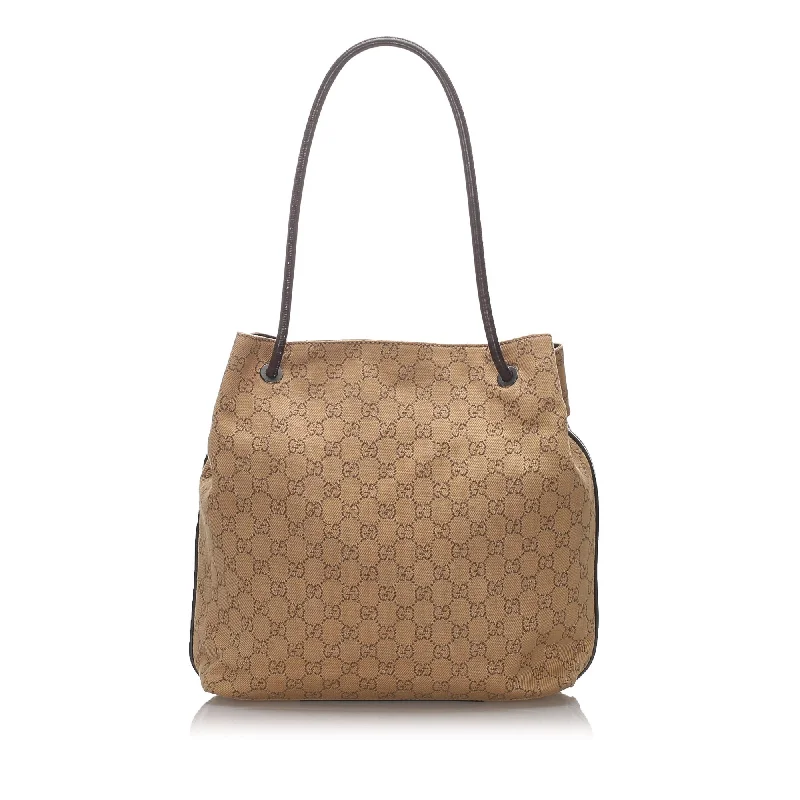 Everyday Bags For Work, School, Or Errands Gucci Brown Light Canvas Fabric GG Gifford Tote Bag Italy Everyday Bags For Work, School, Or Errands Gucci Brown Light Canvas Fabric GG Gifford Tote Bag Italy