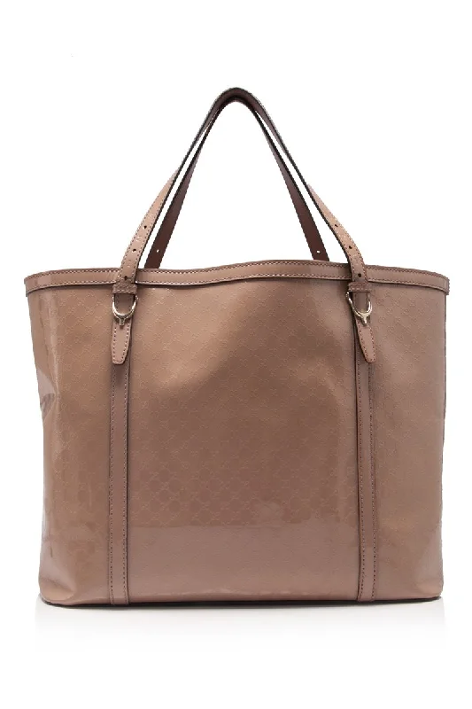 Luxury Bags For Working Professionals Gucci Brown Microguccissima Patent Leather Nice Tote Bag Italy Luxury Bags For Working Professionals Gucci Brown Microguccissima Patent Leather Nice Tote Bag Italy