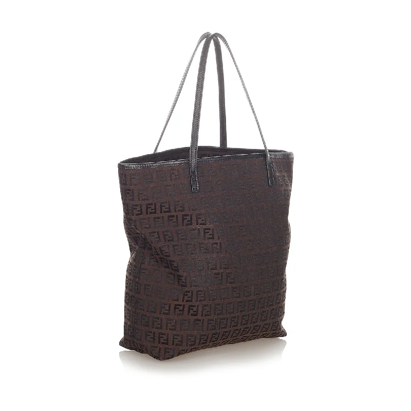 Stylish Yet Affordable Bags Fendi Zucchino Canvas Tote Bag (SHG-23339)