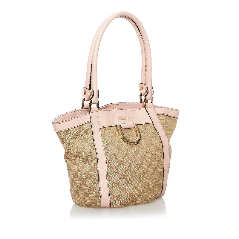 Vintage-Inspired Gucci GG Canvas Abbey Tote Bag (SHG-noPqrr)