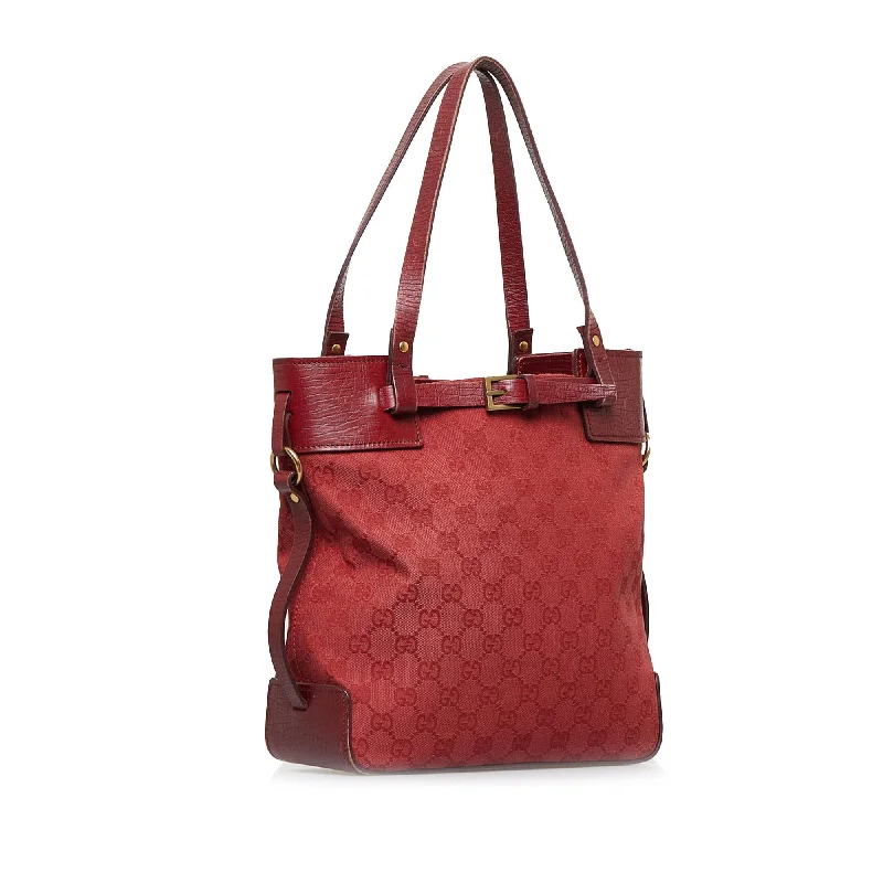 Active Lifestyles Gucci GG Canvas Belt Tote Bag (SHG-RoMOGQ)