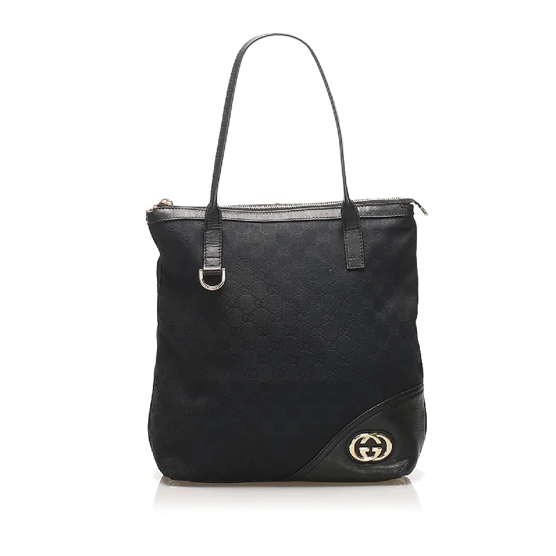 Modern And Limited-Time Offer Bags Gucci GG Canvas Britt Tote Bag (SHG-11346)