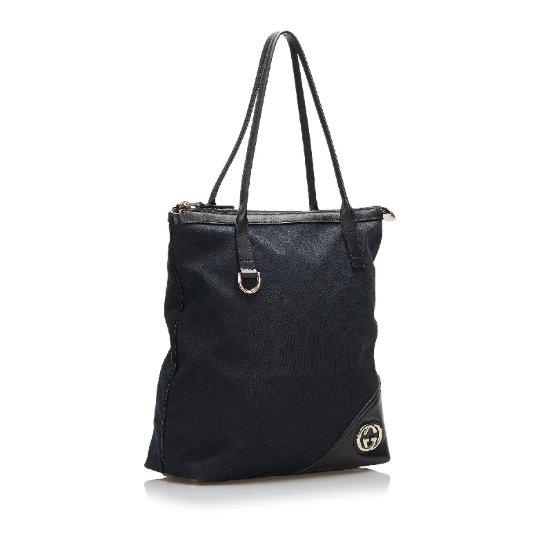 Anti-Theft And Budget-Friendly Bags Gucci GG Canvas Britt Tote Bag (SHG-BflEaN)