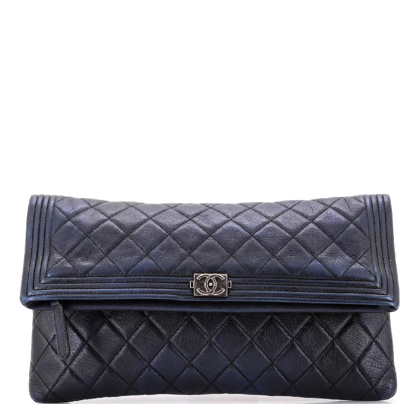 Designer Bags For Luxury Collectors Boy Beauty CC Clutch Quilted Lambskin