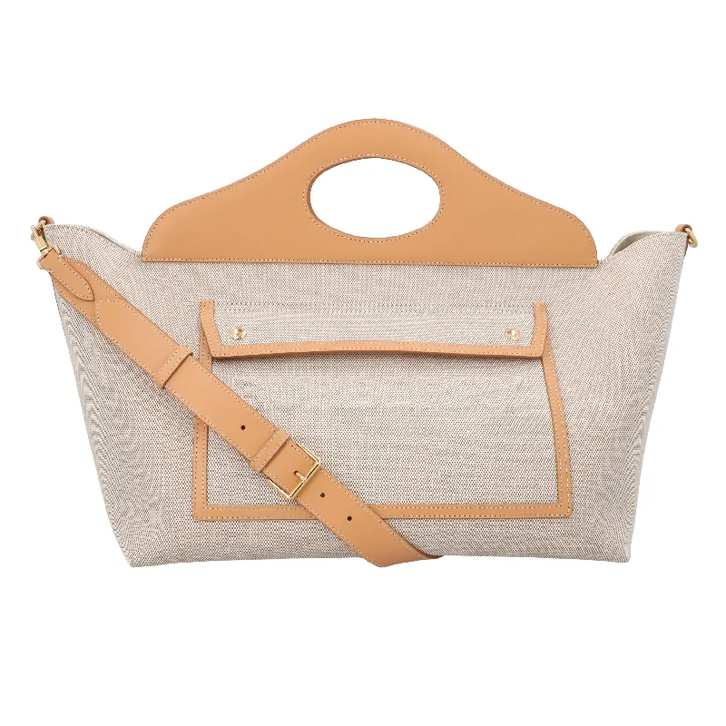 Modern And Limited-Time Offer Bags Burberry Soft Pocket Medium Tote Bag