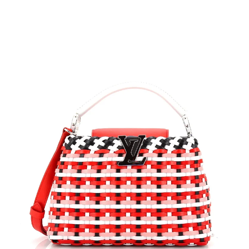 Romantic Valentine's Day Bags With Promotions Capucines Guinguette Bag Braided Leather BB