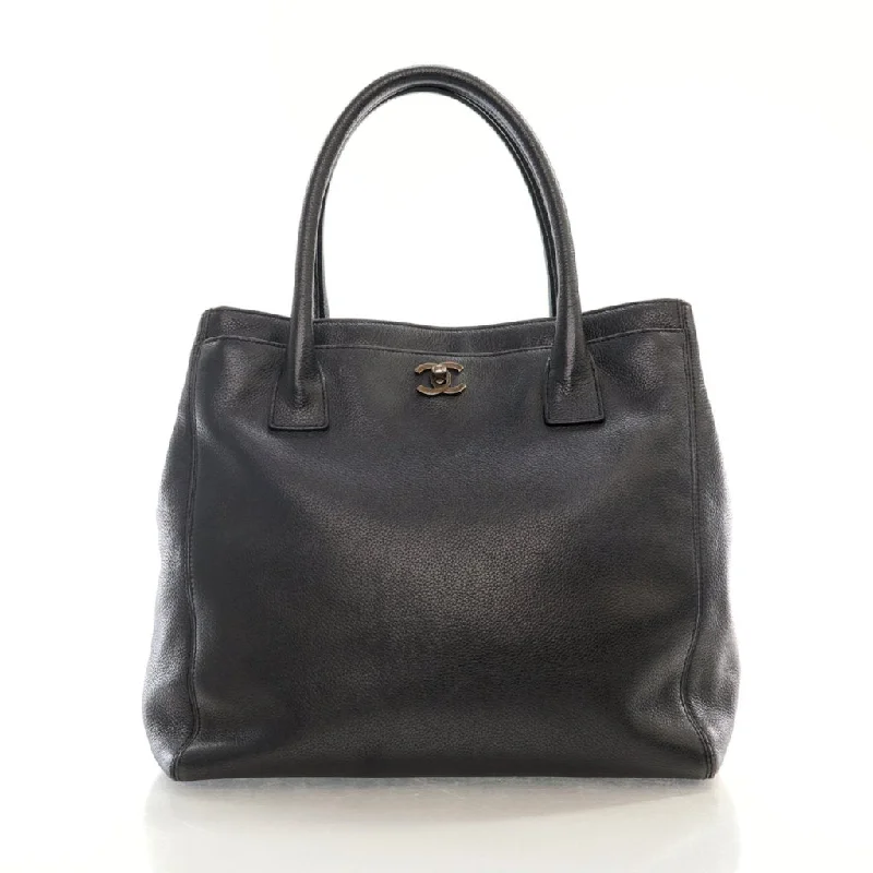 Uxury Designer Handbag Brands Chanel Executive Tote Black Caviar