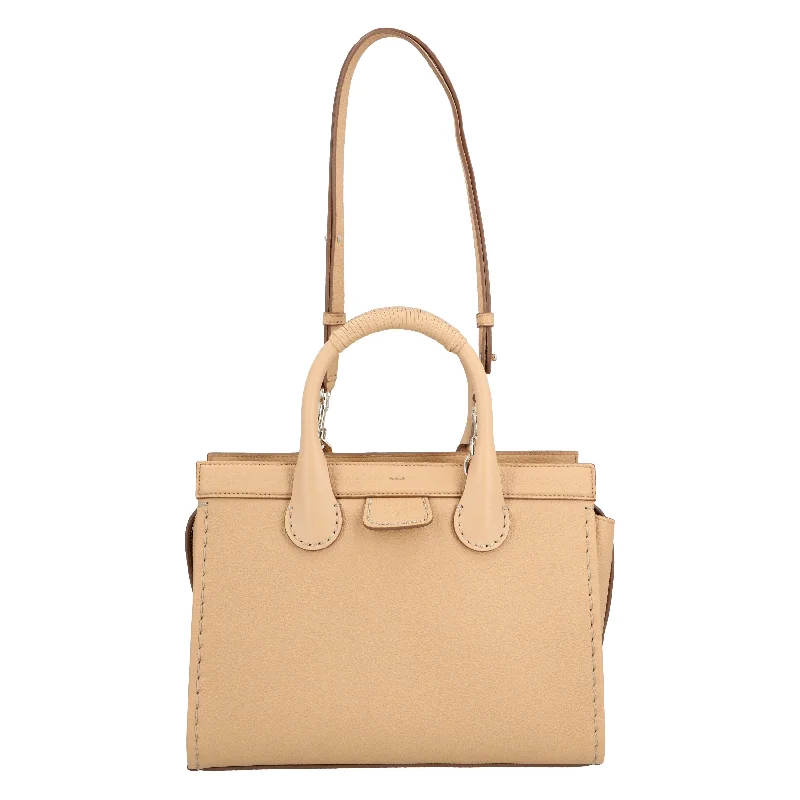 Flash Sales On Premium And High-Quality Bags Chloé Edith Medium Zip Tote Bag Beige