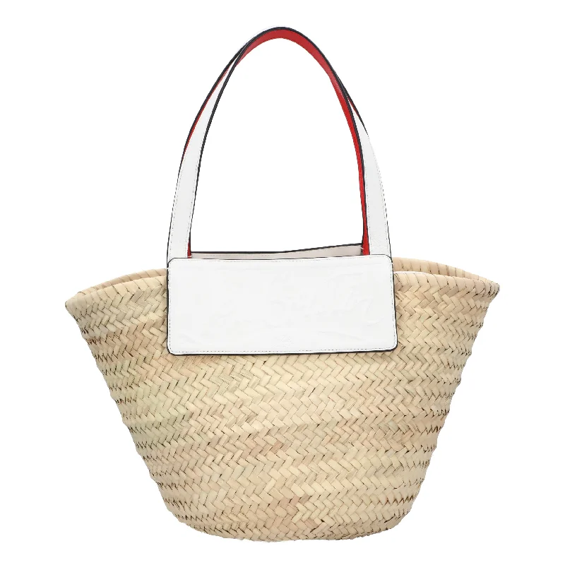 Sleek And Seasonal Sale Bags Christian Louboutin Loubishore Tote White