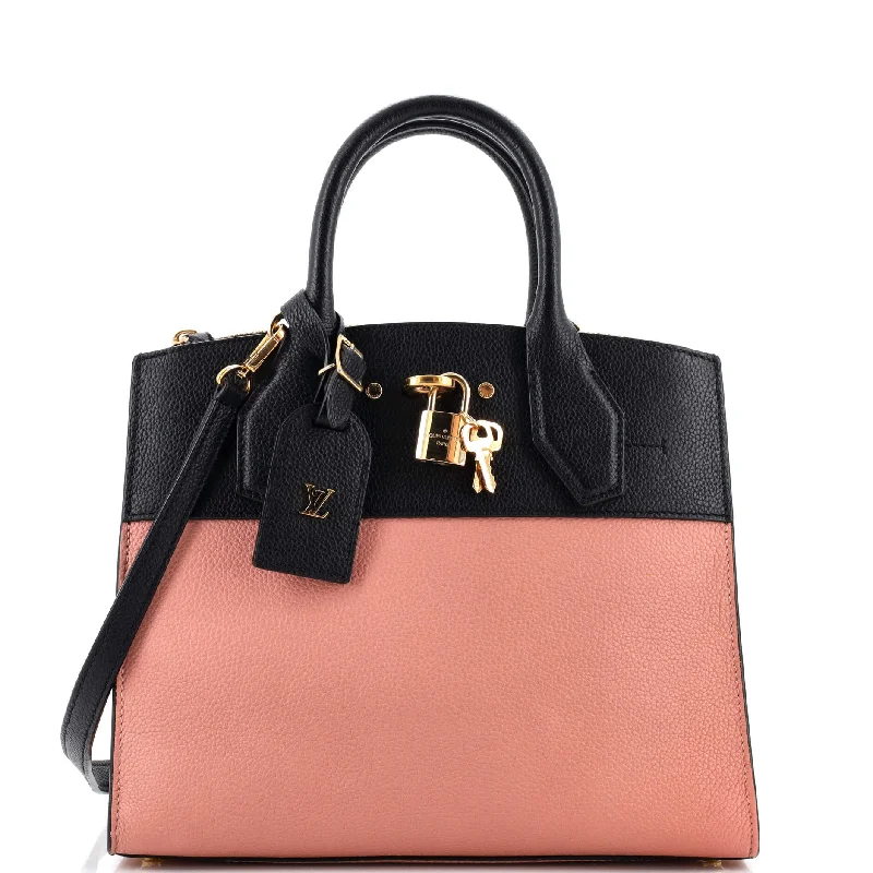 Bags For Playful And Chic Styles City Steamer Handbag Leather PM