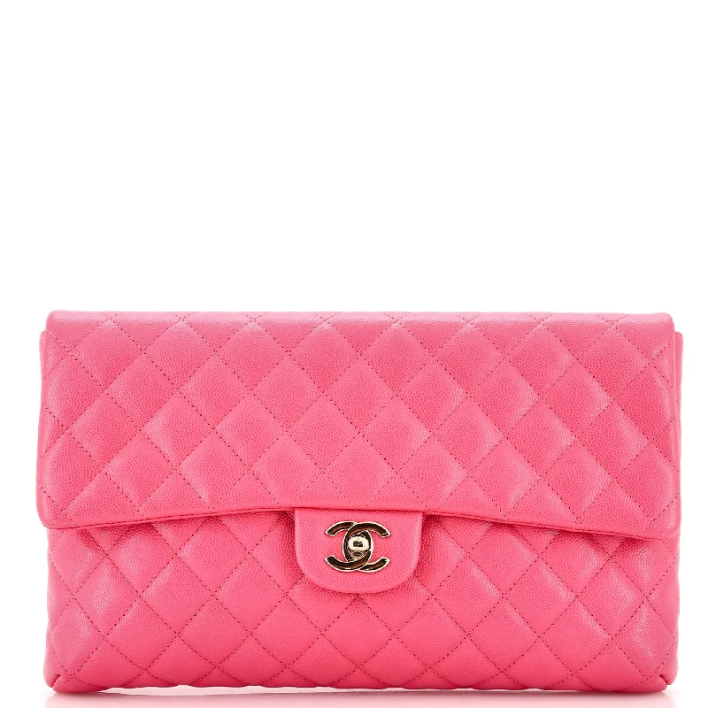 Sporty Bags For Active And Athletic Lifestyles Classic Flap Clutch Quilted Caviar