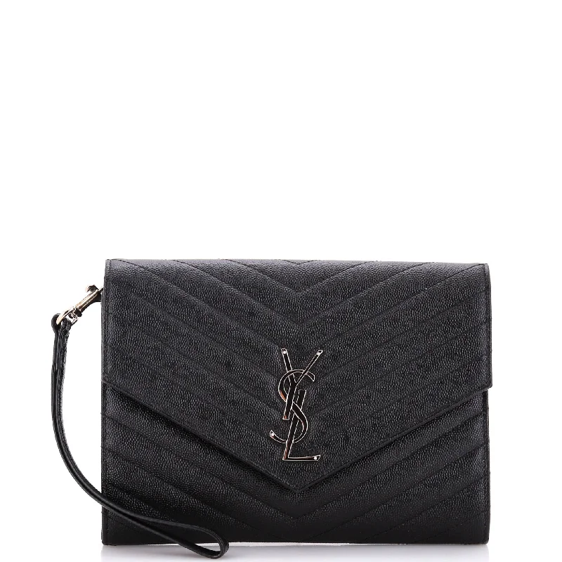 Flash Sales On Premium And High-Quality Bags Classic Monogram Envelope Wristlet Clutch Matelasse Chevron Leather Flash Sales On Premium And High-Quality Bags Classic Monogram Envelope Wristlet Clutch Matelasse Chevron Leather