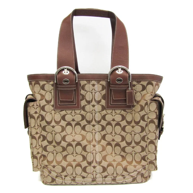 Designer Bags For Luxury Collectors Coach Signature  Canvas Tote Bag (Pre-Owned)