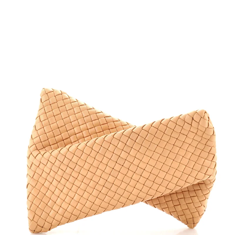 Bags With Discounts Crisscross Clutch Intrecciato Nappa