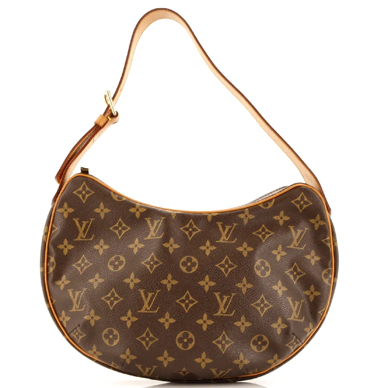 Spacious Bags With Holiday Promotions Croissant Handbag Monogram Canvas MM