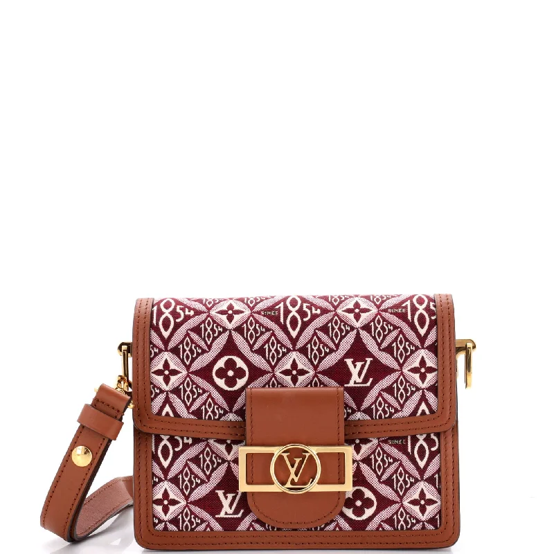 Odor-Resistant And Budget Bags Dauphine Shoulder Bag Limited Edition Since 1854 Monogram Jacquard Mini Odor-Resistant And Budget Bags Dauphine Shoulder Bag Limited Edition Since 1854 Monogram Jacquard Mini