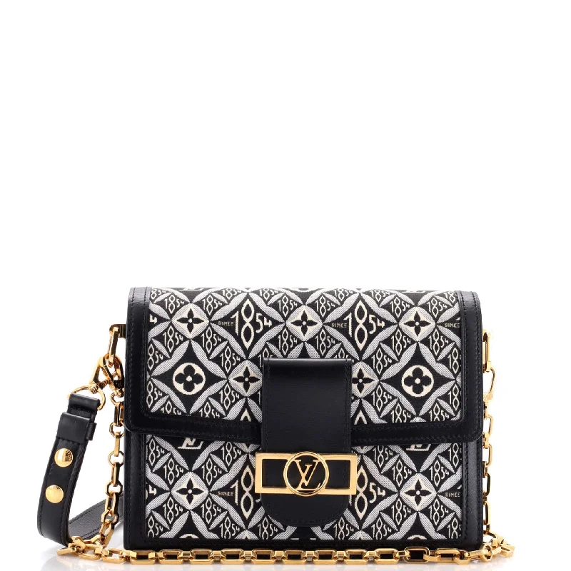 Valentine's Day Dauphine Shoulder Bag Limited Edition Since 1854 Monogram Jacquard MM Valentine's Day Dauphine Shoulder Bag Limited Edition Since 1854 Monogram Jacquard MM