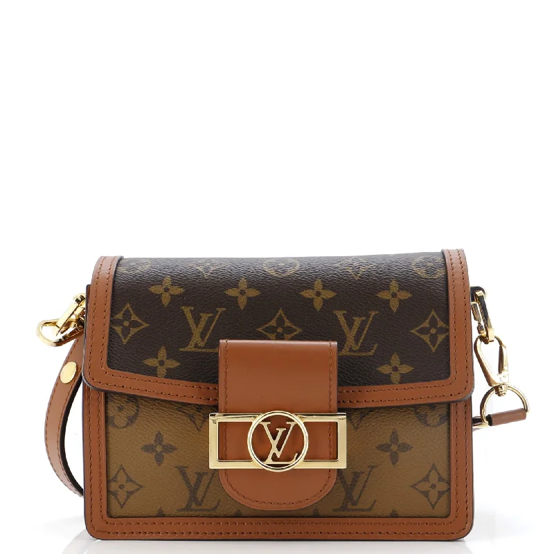 Seasonal Clearance Bags For Summer, Winter, Etc. Dauphine Shoulder Bag Reverse Monogram Canvas Mini Seasonal Clearance Bags For Summer, Winter, Etc. Dauphine Shoulder Bag Reverse Monogram Canvas Mini
