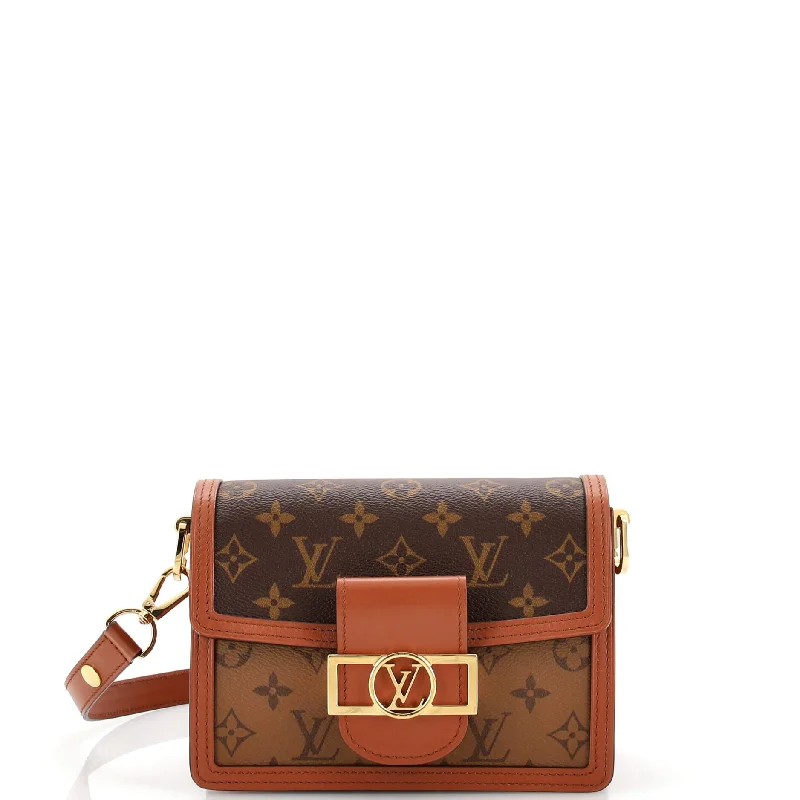 Limited-Time Offers On Trendy And Stylish Bags Dauphine Shoulder Bag Reverse Monogram Canvas Mini Limited-Time Offers On Trendy And Stylish Bags Dauphine Shoulder Bag Reverse Monogram Canvas Mini
