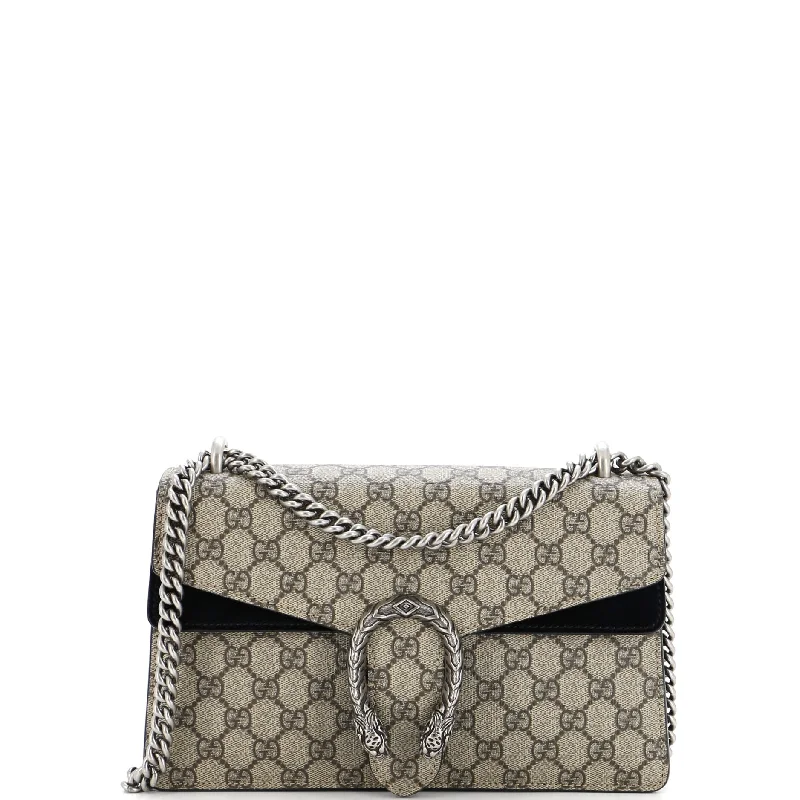 Luxury Bags For Working Professionals Dionysus Bag GG Coated Canvas Small