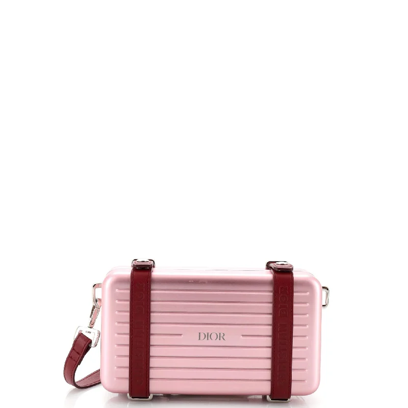 Senior Travelers Dior x Rimowa Personal Clutch Aluminum