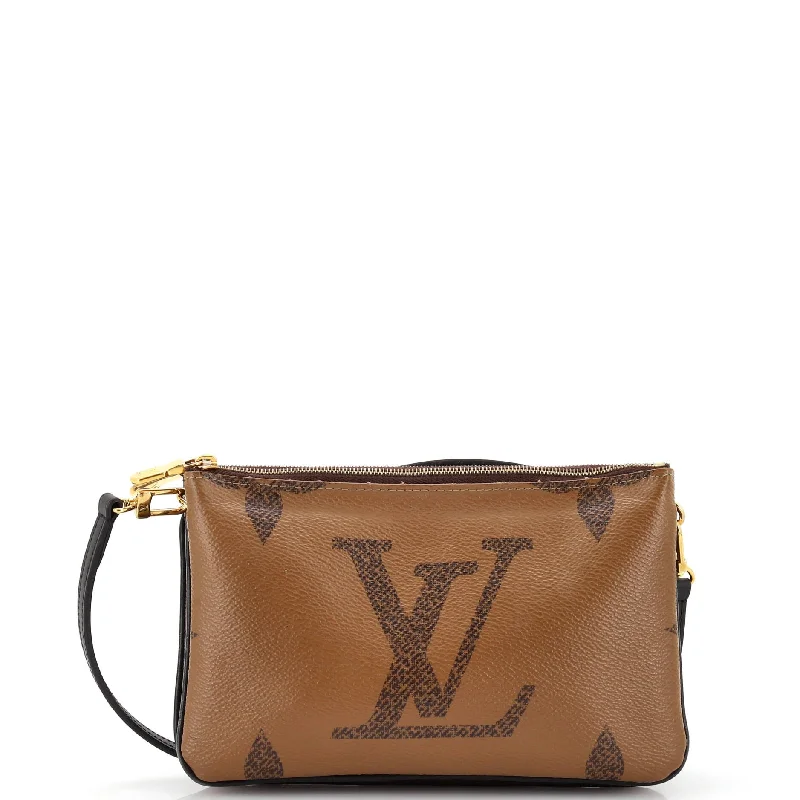 Luxurious But Budget-Friendly Bags Double Zip Pochette Reverse Monogram Giant