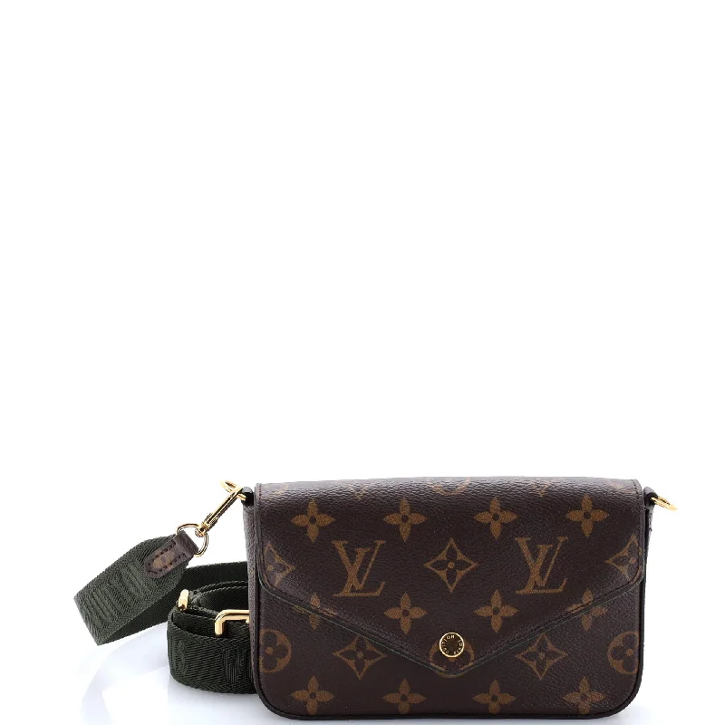 Bags For College Students On A Budget Felicie Strap & Go Handbag Monogram Canvas