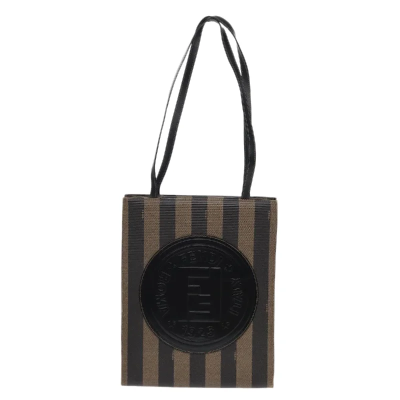 Anti-Theft And Budget-Friendly Bags Fendi Pecan  Canvas Tote Bag (Pre-Owned)