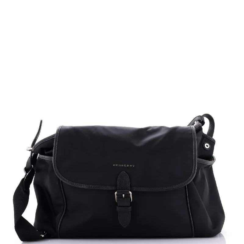 Cozy Handbags With Clearance Prices Flap Top Diaper Bag Nylon
