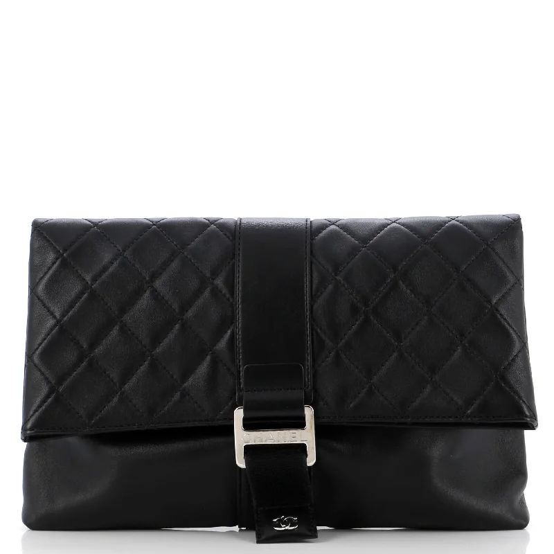 Glamorous Bags For Evening Events And Parties Fold Over Clutch Quilted Lambskin Medium Glamorous Bags For Evening Events And Parties Fold Over Clutch Quilted Lambskin Medium