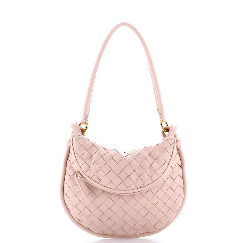 Customizable Bags For Personalized Style Gemelli Shoulder Bag Intrecciato Leather Small Customizable Bags For Personalized Style Gemelli Shoulder Bag Intrecciato Leather Small