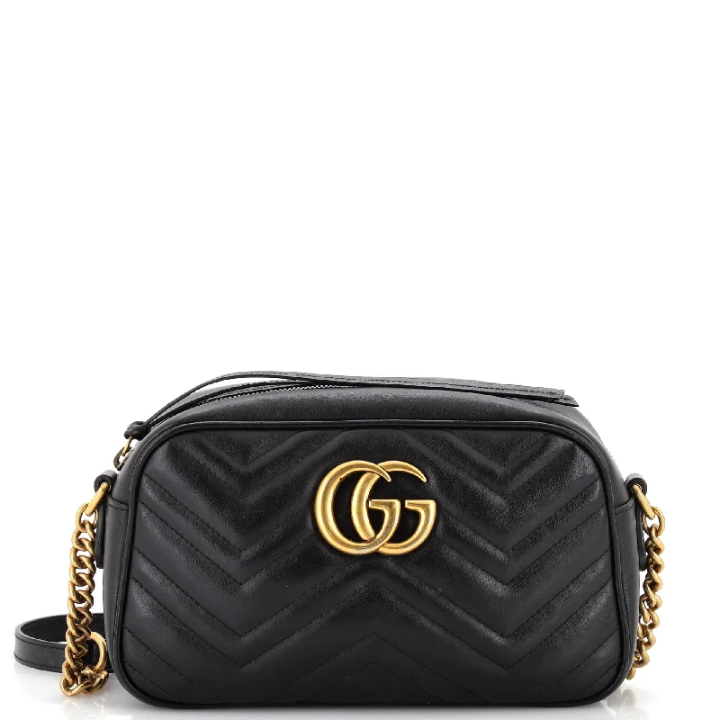 Bags With Discounts GG Marmont Shoulder Bag Matelasse Leather Small