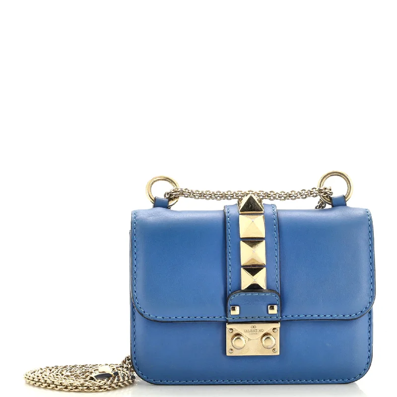 Bags With Tsa-Approved Features Glam Lock Shoulder Bag Leather Mini