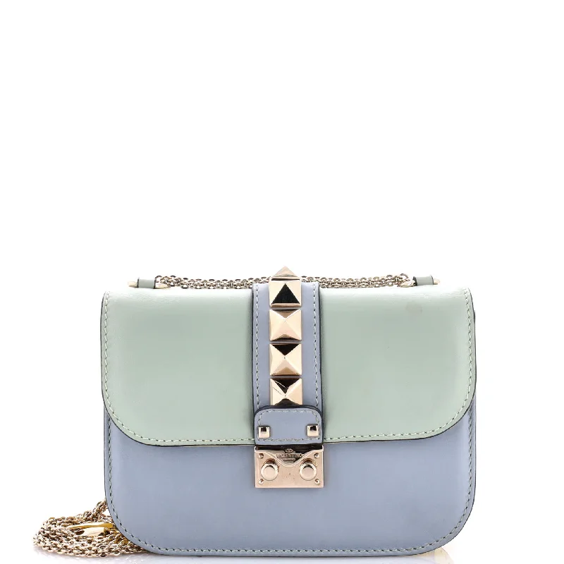Vibrant Bags With Discounts Glam Lock Shoulder Bag Leather Small