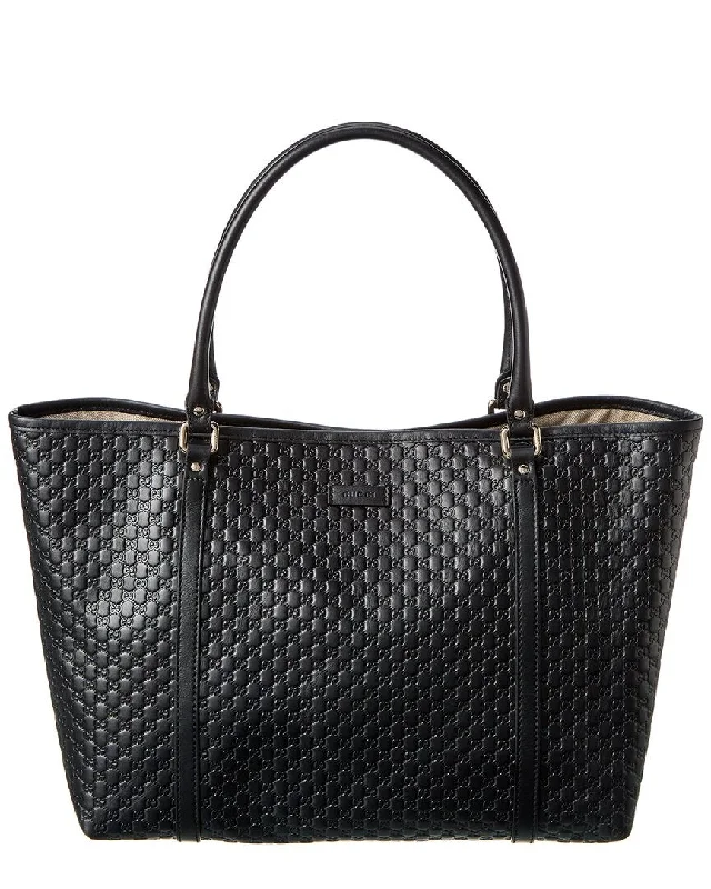 Lightweight Bags For Senior Travelers Gucci GG Leather Tote
