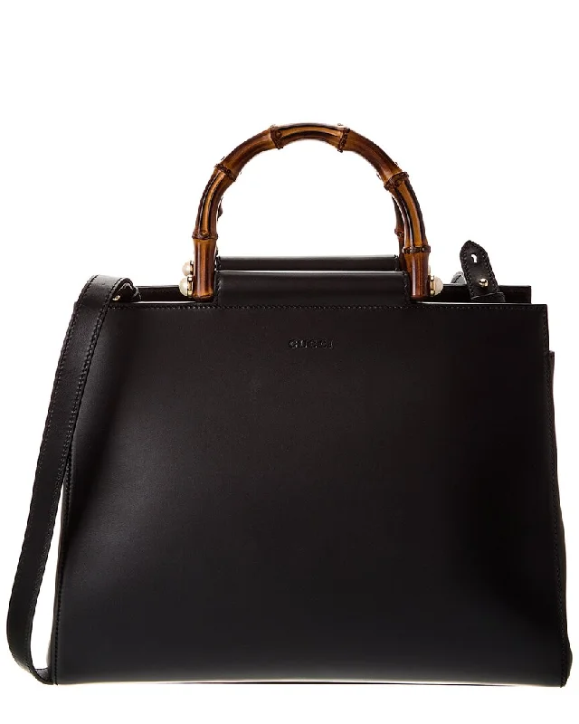 Halloween-Themed Gucci Nymphea Leather Top Handle Tote