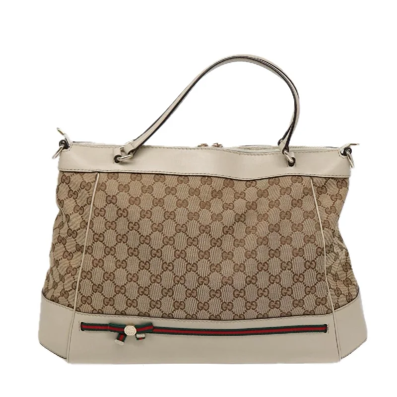 Stylish Bags For Fashion Bloggers With Promotions Gucci Sherry  Canvas Tote Bag (Pre-Owned)