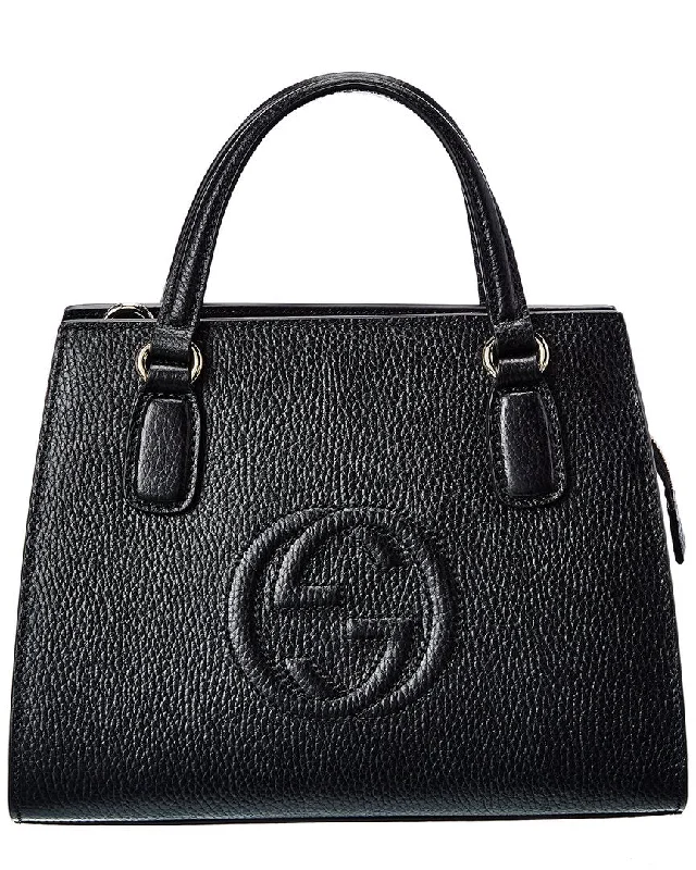 Bags With Tsa-Approved Features Gucci Soho Leather Tote
