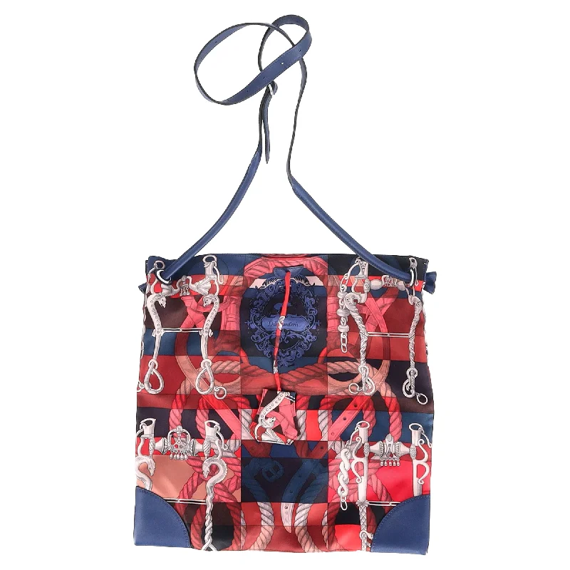 Uxury Designer Handbag Brands Hermès Printed Silk City Bag in Multicolor Silk and Leather Uxury Designer Handbag Brands Hermès Printed Silk City Bag in Multicolor Silk and Leather