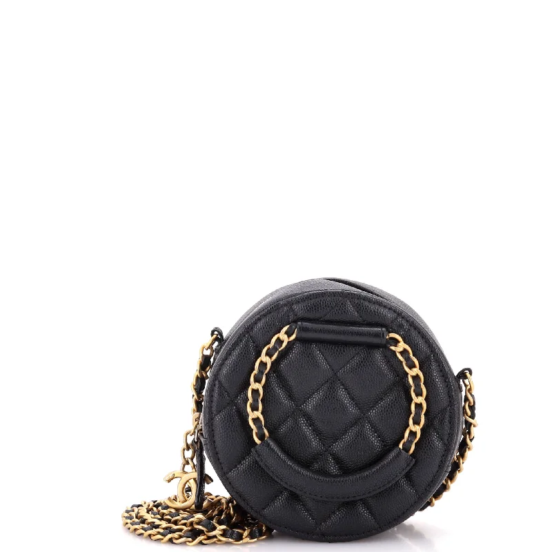 Flash Sale On Premium Bags In The Loop Round Clutch with Chain Quilted Caviar Mini Flash Sale On Premium Bags In The Loop Round Clutch with Chain Quilted Caviar Mini