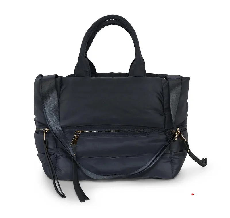 Edgy Bags For Bold And Daring Fashionistas Janelle Puffer Bag In Black