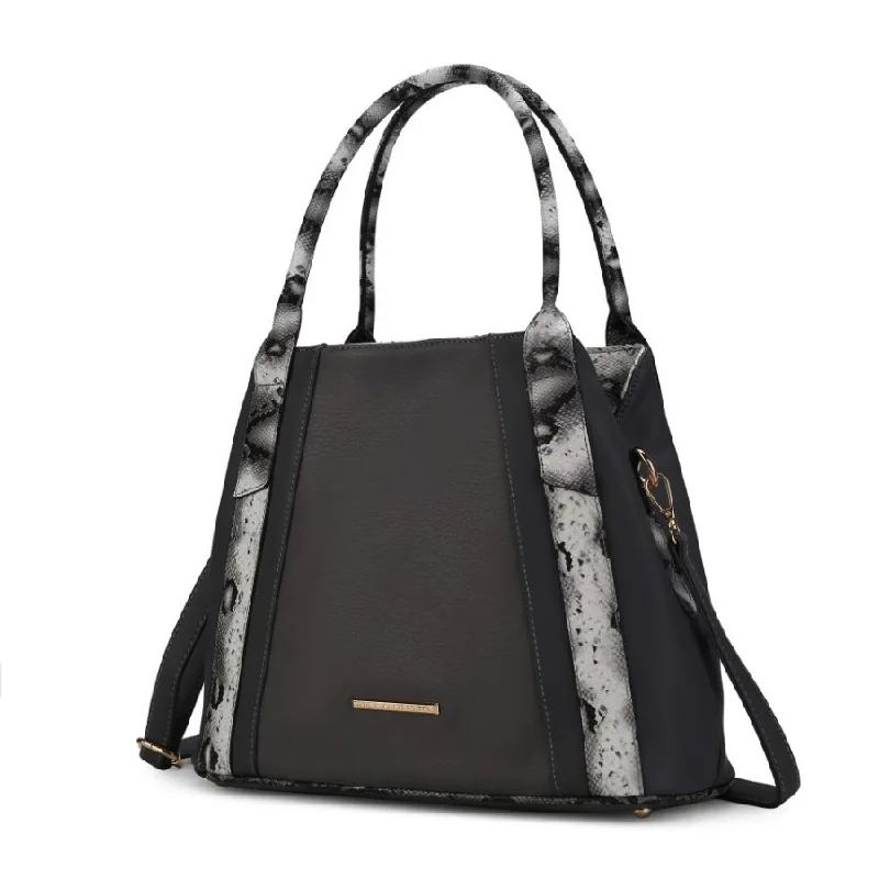 Inspired Bags For Affordable Luxury Kenna Snake embossed Vegan Leather Women’s Tote Bag Inspired Bags For Affordable Luxury Kenna Snake embossed Vegan Leather Women’s Tote Bag
