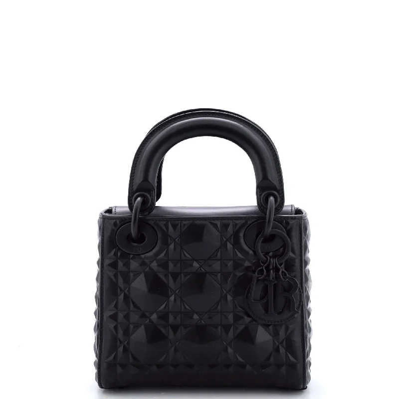 Bags For Personalized Gifts Lady Dior Bag Diamond Motif Cannage Calfskin Mini