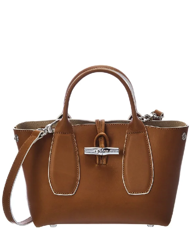 Urban Bags For City Life And Streetwear Fashion Longchamp Roseau Luxe Leather Tote
