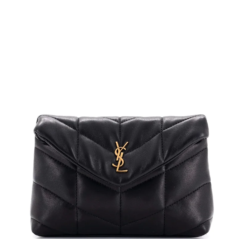 Eco-Friendly Bags For Sustainable Fashion Lovers LouLou Puffer Clutch Leather Small