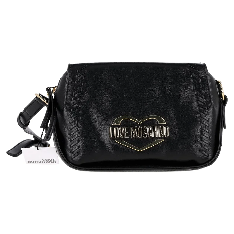 Designer-Inspired Bags At Budget-Friendly Prices Love Moschino Crossbody Bag in Black Faux Leather Designer-Inspired Bags At Budget-Friendly Prices Love Moschino Crossbody Bag in Black Faux Leather