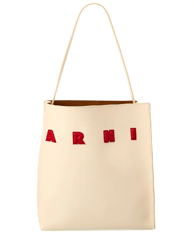 Functional Bags For Busy Moms And Dads Marni Museo Leather Tote
